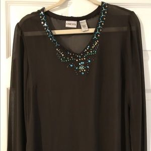Chico’s Silk blouse❤️
